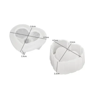 Love Candle Cup Resin Molds Handmade