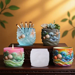 Succulent Plant Flowerpot Resin Mold