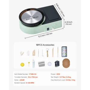 Mini Pottery Wheel Turntable