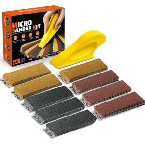 54PCS Premium Micro  Detail & Mini Sander Block