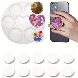 11pcs Silicone Mold Set, Ideal for Resin Casting, Soap Making And More